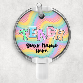 Retro Teach Round Topper