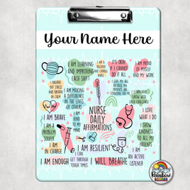 Nurse Affirmations Clipboard