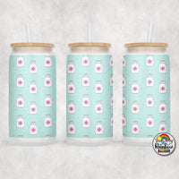 Medication Time Glass Can