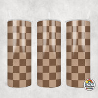 Plain Checker 1 All Colors Tumbler