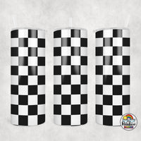 Plain Checker 2 All Colors Tumbler