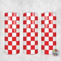 Plain Checker 2 All Colors Tumbler