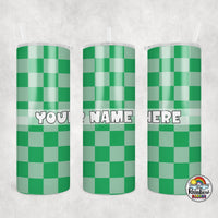 Plain Checker 1 All Colors Tumbler