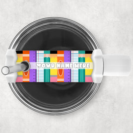 School Supplies 1 Long Topper