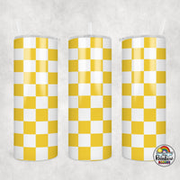 Plain Checker 2 All Colors Tumbler