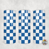 Plain Checker 2 All Colors Tumbler