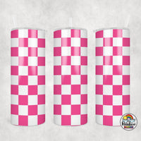 Plain Checker 2 All Colors Tumbler