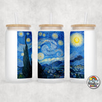 Starry Night Glass Can