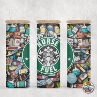 Nurse Fuel Glass Can