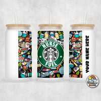 Nurse Fuel Glass Can