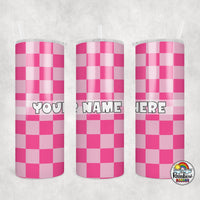Plain Checker 1 All Colors Tumbler