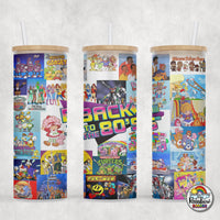 Back to the 80's Glass Can