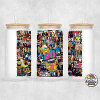 90's TV Show Glass Can