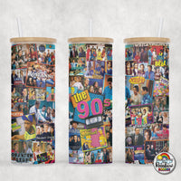 90's TV Show Glass Can
