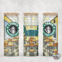 But First Coffee Glass Can