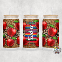 Serape Apple Glass Can
