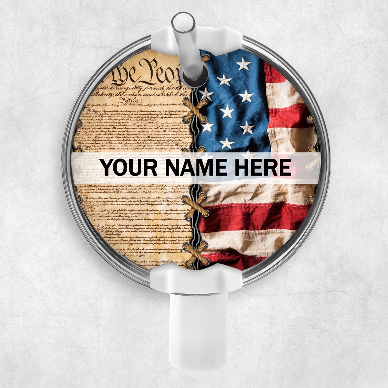 We the People Round Topper – Teach Over the Rainbow