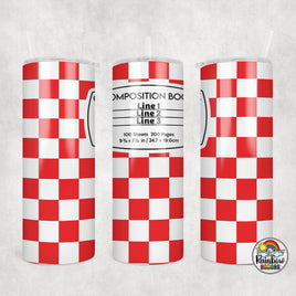 Checker Composition 2 All Colors Tumbler