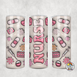 Nurse Pink Supplies Tumbler