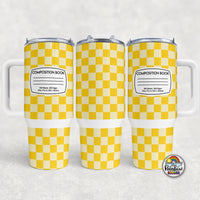 Checker Composition 1 All Colors- 40 oz. Cup
