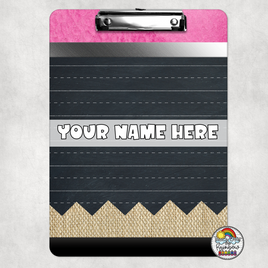 Chalkboard Pencil Clipboard