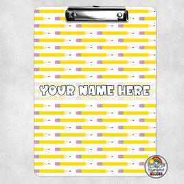 Yellow Pencil Clipboard