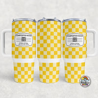 Checker Composition 1 All Colors- 40 oz. Cup