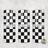 Plain Checker 2 All Colors Tumbler