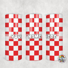 Plain Checker 2 All Colors Tumbler