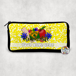 Yellow Bright Supplies Small Pencil Bag