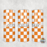 Plain Checker 2 All Colors Tumbler