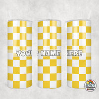 Plain Checker 2 All Colors Tumbler