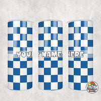 Plain Checker 2 All Colors Tumbler
