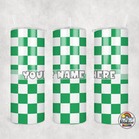 Plain Checker 2 All Colors Tumbler
