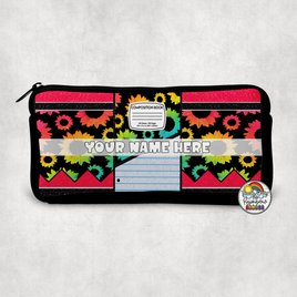 Rainbow Daisy Pencil Combo Small Pencil Bag