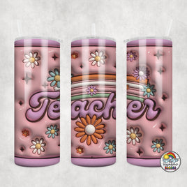 Teacher Retro Tumbler