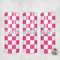 Plain Checker 2 All Colors Tumbler