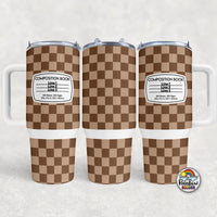 Checker Composition 1 All Colors- 40 oz. Cup