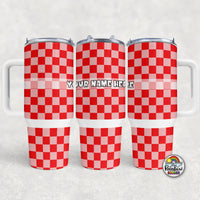 Plain Checker 1 All Colors- 40 oz. Cup