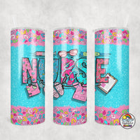 Pink Nurse Tumbler