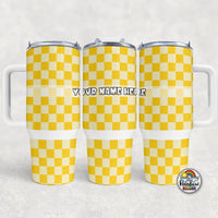 Plain Checker 1 All Colors- 40 oz. Cup
