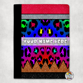Neon Leopard Pencil Portfolio