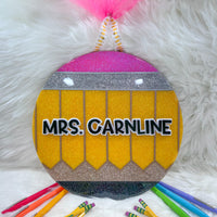 Pencil Door Sign
