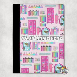 Pink School Supplies Portfolio