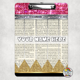 Chapter Book Pencil Clipboard