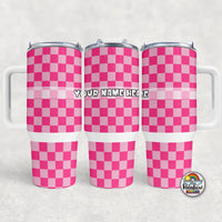 Plain Checker 1 All Colors- 40 oz. Cup