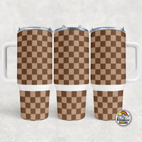Plain Checker 1 All Colors- 40 oz. Cup