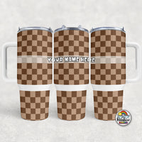 Plain Checker 1 All Colors- 40 oz. Cup