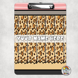 Leopard Pencil Clipboard