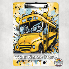 School Bus #2 Clipboard